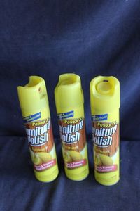 lot 467 image: Three Cans Furniture Polish