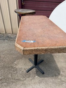 lot 212 image: Rectangle bar height table