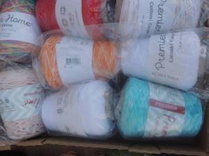lot 31 image: Cones of thread cones 100% cotton x8