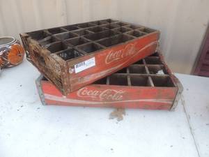 lot 55 image: Coca cola crates some damage x 2