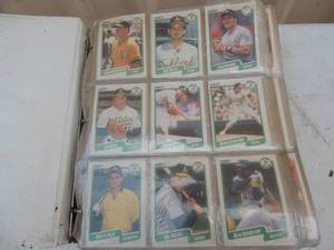 lot 56 image: Baseball cards in binder