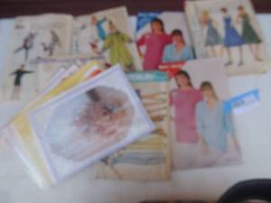 lot 153 image: Vintage SEWING PATTERNS