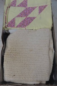 lot 181 image: Quilt top and blocks