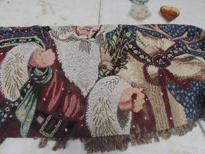 lot 251 image: The Rug Barn Santa and Reindeer  - fifty three by sixty three