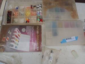 lot 198 image: Crate Bins with contents x4