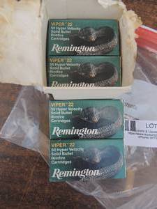 lot 13 image: Remington viper 22 -  4 boxes of 50