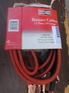 lot 290 image: NIB Champion 12 foot booster cable