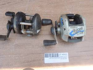 lot 312 image: Fishing Reels Shimano B plus 1 more