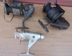 lot 318 image: Reels  x3 Abu Garcia Ultra Cast,  Shakespeare combo 700 long cast x 2