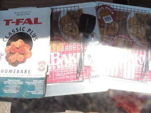 lot 319 image: T-Fal cookie sheet, Airbake cookie sheet sets Rack spatula cutters & sheet   QTY x 2