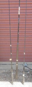 lot 355 image: Rods and reels x 3 scimitar Shimano Tejera 7