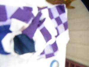lot 127 image: Quilt top to be finished
