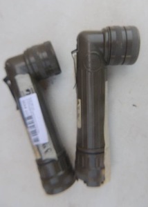 lot 435 image: Army Fulton MX 99-1U Flash light x 2