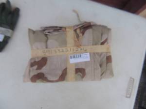lot 431 image: Army Dessert storm Rip stop DCU pants MEDIUM