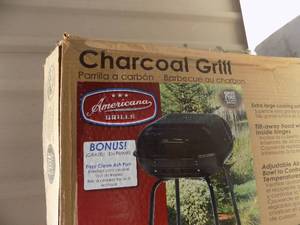 lot 19 image: NEW Americana charcoal grill