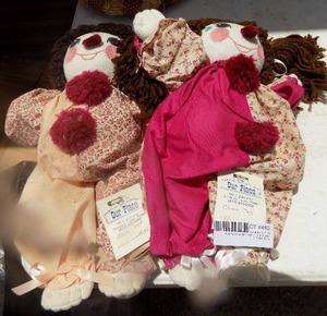 lot 495 image: Clown Dolls x2
