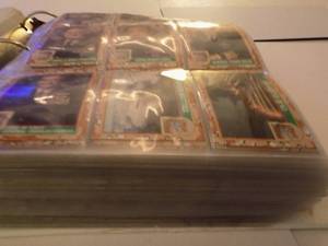 lot 236 image: BINDER OF MILITAY CARDS - DESERT STORM 1ST & 2ND SERIES - PERSONNEL, AIRCRAFT, FLAGS,  DESERT STORM PROSET