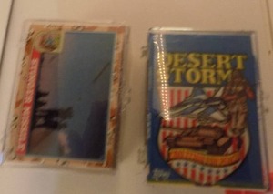 lot 539 image: Desert Storm Military Cards