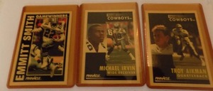 lot 535 image: Football-Troy Aikmen Emmitt Smith Michael Irvin