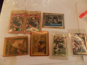 lot 530 image: Troy Aikman Cards 1989 plus Irvin , Novachec