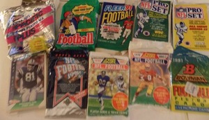 lot 522 image: Football cards NFL proset SCORE and FLEER plus 1990 1991