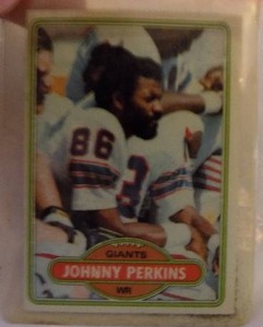 lot 507 image: Johnny Perkins  Giants WR 1997PGA