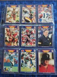 lot 19 image: Selection of 1989 Pro Set football cards