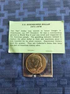 lot 37 image: 1977 U.S. Eisenhower Dollar