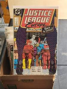 lot 68 image: Generous selection of DC Comics - Justice League Europe
