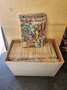lot 88 image: Large selection of Marvel Fantastic Four #236 comic books