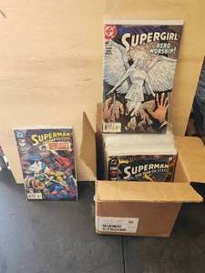 lot 97 image: Generous selection of DC comics - Superman, Supergirl