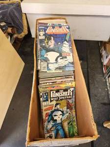 lot 144 image: Generous selection of Marvel Comics - The Punisher - large box
