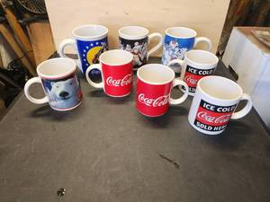 lot 154 image: Selection of Coca Cola coffee mugs