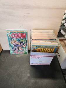 lot 155 image: Generous selection of Marvel Comics - Conan the Barbarian