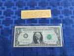 1963B scarce $1 dollar Barr note