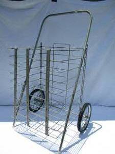 lot 5 image: Vintage Market Cart - 36T x 18W x 17D