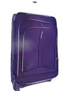 lot 15 image: Olympia Luggage in Purple - gently used. 30T x 19W x 12D