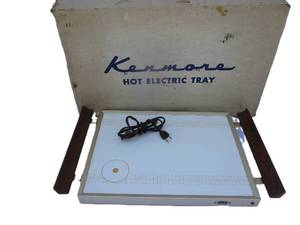 lot 16 image: Vintage Kenmore Hot Electric Tray wbox - clean, nice for age  21W x 13D
