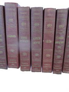 lot 17 image: Vintage 10 Childrens Classic Books - shows ageyellowing pages