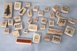 lot 44 image: Over 30 New Craft Stamps