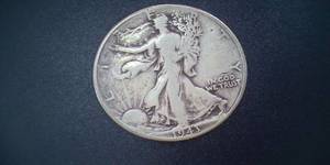 lot 85 image: 1943 Silver Walking Liberty Half Dollar