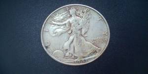 lot 92 image: 1947 Silver Walking Liberty