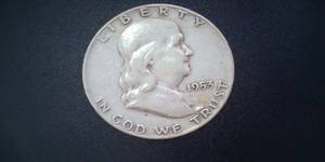 lot 95 image: 1953 Silver Franklin Half Dollar