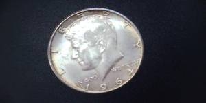 lot 103 image: 1964 Silver Kennedy Half Dollar