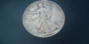 lot 109 image: 1944 Silver Walking Liberty Half Dollar