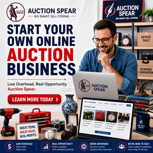 lot 542A image: Run Your Own Online Auctions with Auction Spear - Contact us today to get started