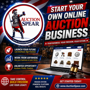 lot 823 image: Run Your Own Online Auctions with Auction Spear - Contact us today to get started