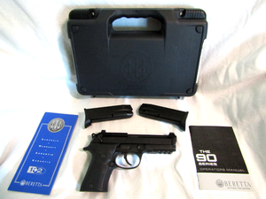 Beretta 92X RDO compact 9mm pistol, includes 2 magazines & carry case. NOTE: BUYER MUST PASS CRIMINAL BACKGROUND CHECK