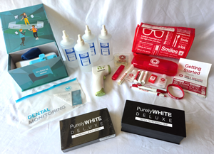lot 543 image: Scanbox dental monitor, Purely white deluxe teeth whitening kit, and more