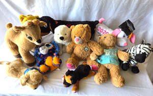 lot 555 image: Wild stuffed animals